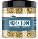 Earthborn Elements Ginger Root (200 κάψουλες) καθαρό & μη αραιωμένο, χωρίς πρόσθετα