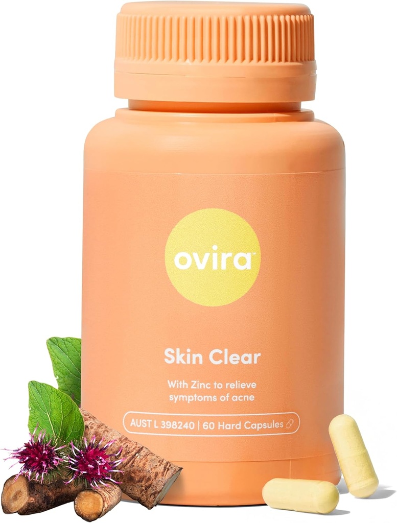 Ovira Skin Clear with ZINCBRIGHT - 60 κάψουλες για το Clear & Glawing Skin 