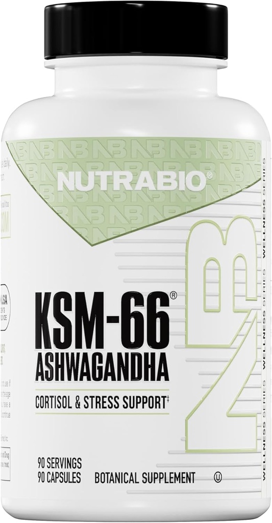 NutraBio Ashwagandha KSM-66 
