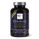 NEW NORDIC Elderberry Vegan Gummies, Ζάχαρη Δωρεάν Μασώμενη Ανοσοποιητική Υποστήριξη με Βιταμίνη C για Ενήλικες και Παιδιά 4+, Χωρίς Τεχνητά Χρώματα ή Γεύσεις, 60 Count (Pack of 1)
