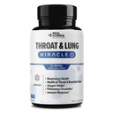 Real Science Throat & Lung Detox Capses to Clear Mucus, Sore Throat & Support Breathing – Συμπληρώματα υποστήριξης πνεύμονα με Vinitrox, GABA, Βιταμίνη C & D για Long-Term Cough & αναπνευστική ανακούφιση, 60 Caps