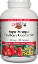 Natural Factors CranRich Super Strength Cranberry Concentrate - Antioxidant Support Supplement with Cranberry Concentrate - Aids Urinary Tract & Bladder Health - 180 Capsules (180 Servings)