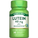 Nature's Truth Lutein and Zeaxanthin Supplement | 40mg | 30 Softgels | Non-GMO & Gluten Free