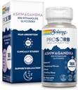 SOLARAY Ashwagandha Κάψουλες 18X Απορρόφηση - Ashwagandha Root and Leaf Extract 240 mg - Περιστασιακό άγχος ανακούφιση και υποστήριξη της διάθεσης συμπλήρωμα - Vegan, 60-Day εγγύηση - 30 εξυπηρετούν, 30 VegCaps