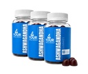 Ashwagandha Gummies Mixed Berry KSM-66, Lion's Mane, Vitamin-D, Non-GMO, Gluten-free, Gelatin Free & Kosher (180 Count (Pack of 3))