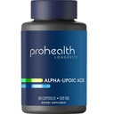 ProHealth Alpha Lipoic Acid High Potency 1000mg Προάγει το μεταβολισμό, νεότερη εμφάνιση δέρματος, και κυτταρική ενέργεια. Προστατεύει την καρδιά, τον εγκέφαλο και την υγεία του ήπατος. 30 Υπηρεσίες.