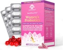Nutrielebrity NutriFlora-Pro Probiotics για τις γυναίκες - Υποστήριξη Κολπικού, Ουρολοίμωξη, ανοσοποιητικό σύστημα Digestive System Υποστήριξη, Cranberry χάπια συμπλήρωμα, 10 δισεκατομμύρια CFU 6 Strains (30 Caps) - 2 Pack
