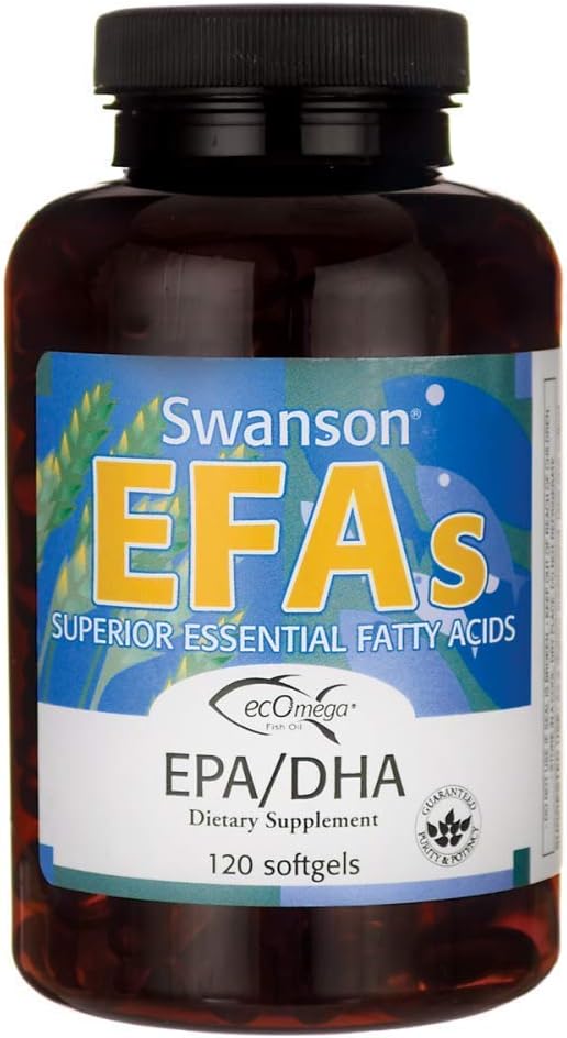 Swanson EFA EPA & DHA Λεμόνι Γεύση 120 SGELS