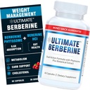 Ultimate berberine Phytosome for Healthy Weight Management, Movement & Gut Health - 9.6X Απορρόφηση με Dual Action Formula - Ανοσία & Χοληστερόλη Υποστήριξη - 1000mg Clinically Αποδεδειγμένο συμπλήρωμα