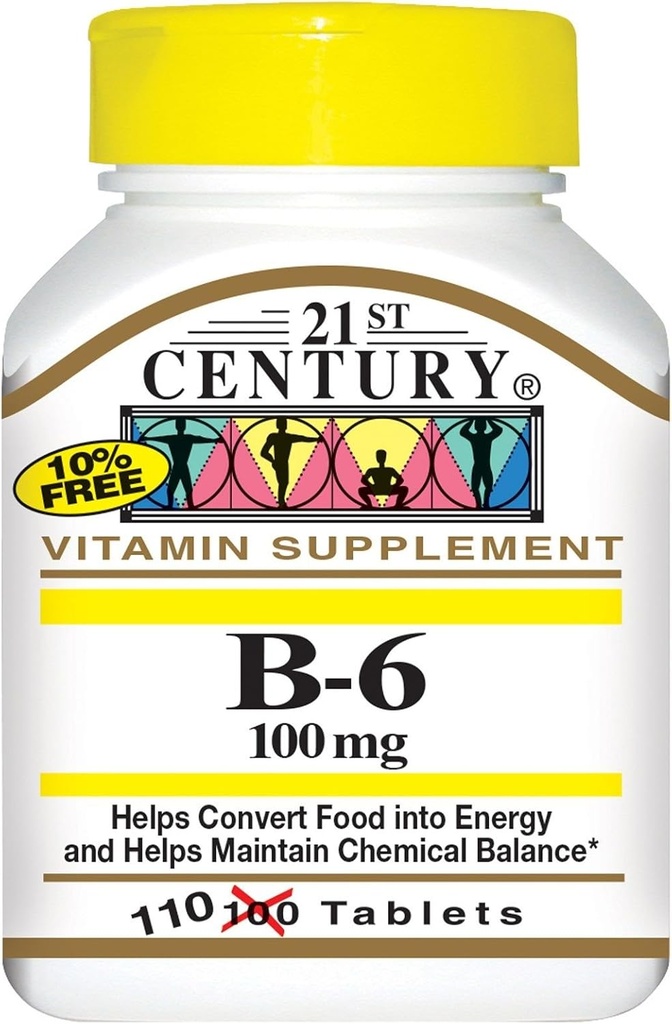 21ος αιώνας B-6 100 mg - 110 δισκία, συσκευασία των 6