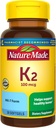 Nature Made Vitamin K2 100 mcg, Healthy Bone Συμπληρώματα, 30 Softgels, 30 Ημέρα προσφοράς