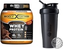 Body Fortress Super Advanced Whey Protein Powder, Σοκολάτα (1,78 lbs) και BlenderBottle Classic Shaker Bottle (28 oz), Μαύρο