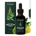 Betterbrand Mullein Drops for Lung Detox - Mullein Leaf Βάμμα με χλωροφύλλη - Βοηθά στην υποστήριξη της αναπνευστικής υγείας, χωρίς αλκοόλ, 1 μήνας προσφοράς - 60ml