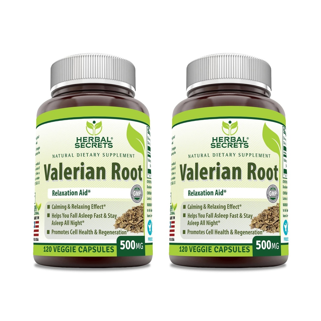 Herbal Secrets Valerian Root 500 Mg Συμπλήρωμα 