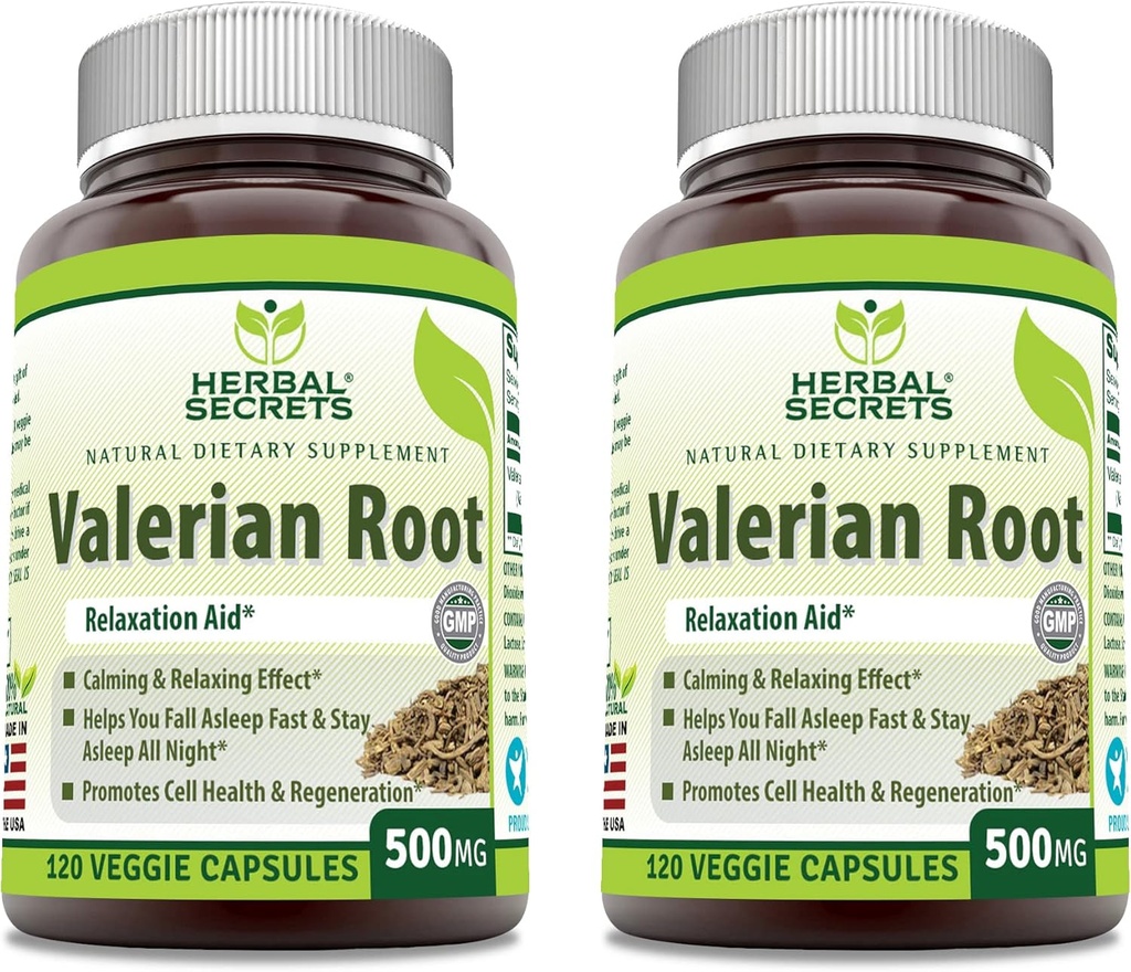 Herbal Secrets Valerian Root 500 Mg Συμπλήρωμα 