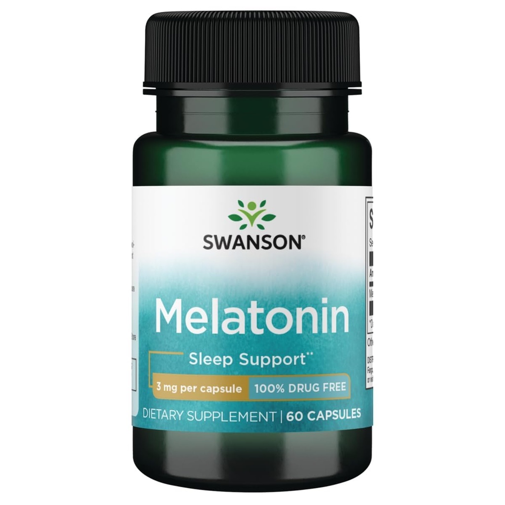 Swanson Μελατονίνη 3 mg - 60 καψάκια