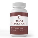 Αμιγώς πρωτότυπα συστατικά DMAE Bitartrate, (100 κάψουλες) Πάντα καθαρό, χωρίς πρόσθετα ή πληρωτικά, Εργαστήριο Επαληθευμένο