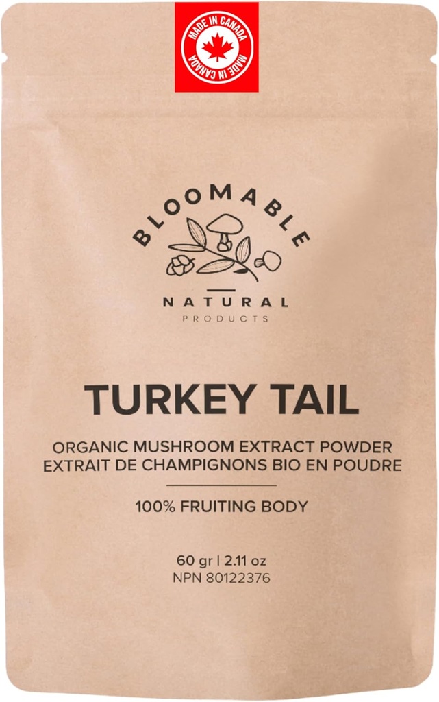 Turkey Tail Mushroom Powder I Gut Υγεία και Ασυλία (3.5 oz/100 gr)