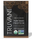Truvani Vegan Pea Protein Powder | Chocolate | 20g Organic Plant Based Protein | 1 Serving | Keto | Gluten & Dairy Free | Low Carb | No Added Sugar