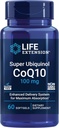 Επέκταση ζωής Super Ubiquinol CoQ10, συμπλήρωμα υγείας καρδιάς, Cell Energy, οξειδωτική άμυνα στρες, μέγιστη απορρόφηση, 100 mg, μη-GMO, χωρίς γλουτένη, 60 softgels