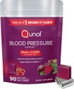 Qunol Beets Chews for Blood Pressure Support, 3 in 1 Beets + CoQ10 + Grape Seed Extract, Supports Healthy Blood Circulation & Heart Healthy Energy, 90 Chews