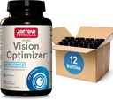 Jarow Formulas Vision Optimizer Veggie Caps-90 Count - Συμπλήρωμα ματιών-Διατροφή συμπλήρωμα-με εκχύλισμα σπόρων σταφυλιών, Lutein & Zeaxanthin, Quercetin & More-Non-GMO-Gluten Free, Συσκευασία 12