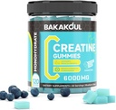 Creatine Monohydrate Gummies for Men & Women - 120 Sugar Free Gummies with Magnesium Glycinate, L-Threonate, L-Taurine + Vitamin B12 for Muscle Support, Energy Boost, 1 Pack