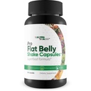Pro Flat Bely Shake Κάψουλες - Καθαρίστε τα εντόσθια για να βοηθήσετε στη μείωση του εμβλήματος - Καθαρίστε το σώμα & Digestive Cleanse - Υποστηρίξτε τη συνολική υγεία με τον καθαρισμό - Βοήθεια Καθαρίστε τα απόβλητα & τοξίνες με συμπληρώματα καθαρισμού
