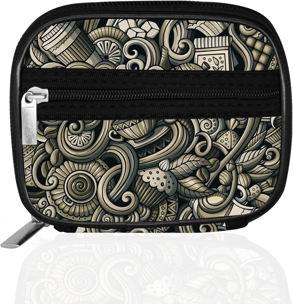 Serfeymi Weekly Travel Pill Organizer Pill Case for Purse with Removable 7 Day Pill Box, Fashionable Travel Medicine Organizer Pill Container for Medicine, Vitamin, Συμπλήρωμα - Brown 03