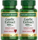 Nature's Bounty Garlic Extract 1000 mg Softgels 100 ea (Pack of 2)