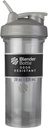 BlenderBottle Shaker Bottle Pro Series Perfect for Protein Shakes and Pre Workout, 28-Ounce, Smoke Grey