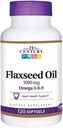 ikj Flaxseed Oil Omega 3-6-9 Dietary Supplement Softgels 1000mg 120 ct