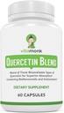 VitaMonk Quercetin Complex - 3 Βιοενεργές μορφές Quercetin - Isoquercetin, Quercetin Dihydrate και Quercetin Phytosome - για Superior Απορρόφηση - Quercetin 500mg Κάψουλες - Quercetin με Bromelain
