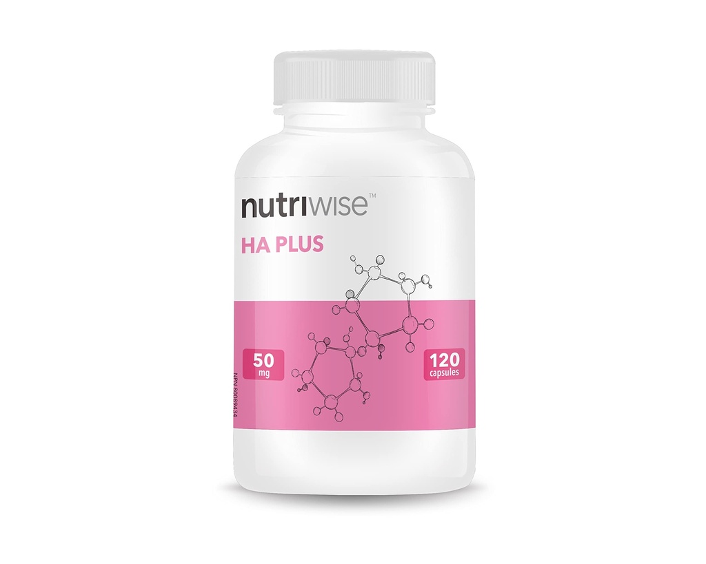 Nutriwise HA Plus High Potency Hyaluronic Acid + Collagen 120 Capsules