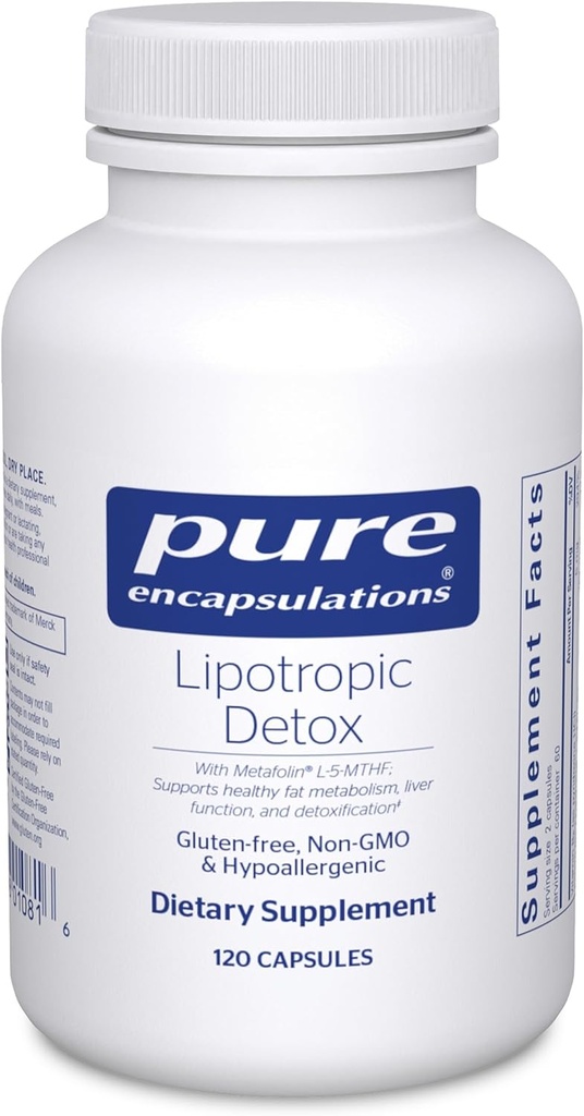 Καθαρές ενθυλακώσεις Lipotropic Detox 