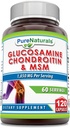 Pure Naturals Glucosamine Chondroitin & MSM συμπλήρωμα 