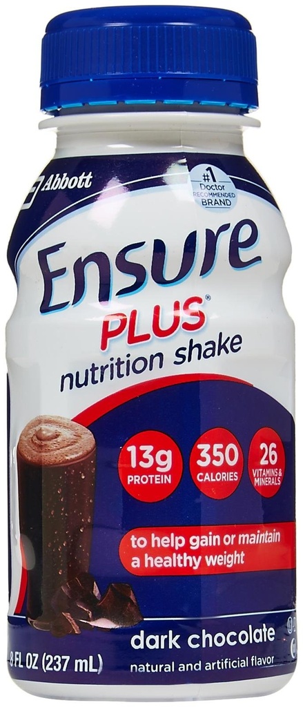Ensure Plus Nutriton Shake Dark Chocolate - 6 PK