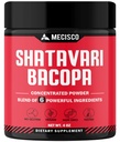 6in1 Shatavari Powder Organic - Αναμειγνύεται με Shatavari Root, Bacopa Monnieri, Ashwagandha Root, Vitex Berry, Fenugreek & Black Pepper - Υποστηρίζει την αναζωογόνηση, προωθεί την ενέργεια & τη ζωτικότητα - 4 Oz