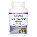 Natural Factors Stress-Relax Suntheanine L-Theanine 125 mg, Non-Drowsy Stress Support for Mental Calmness and Relaxation, 60 Capsules