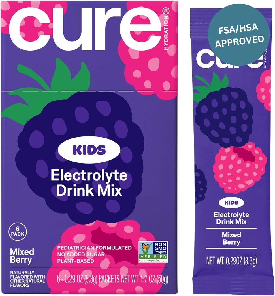 Cure Hydration - Kids Electrolyte Drink Mix 