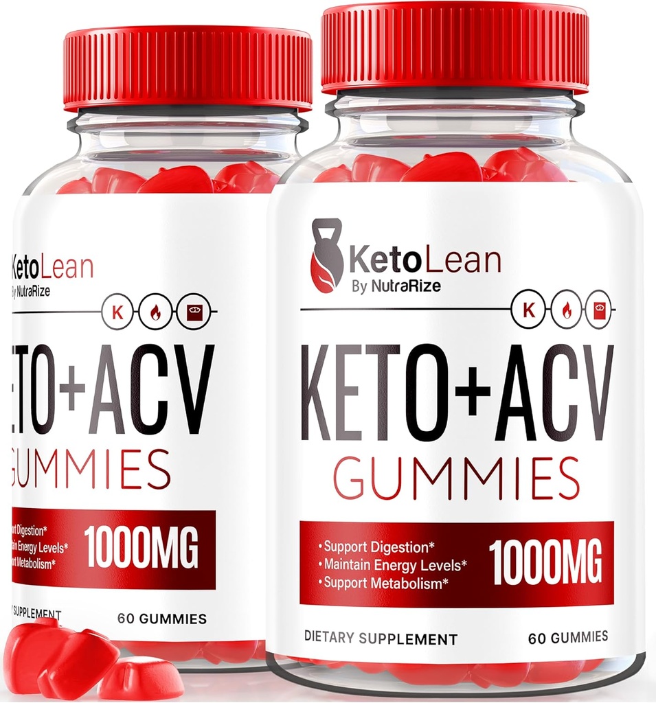 (2 Pack) Keto Lean Keto ACV Gummies, Keto + ACV Gummies, Όλα τα φυσικά μηλίτη μηλίτη 1000MG, ACV Keto Gummy συμπλήρωμα, Keto Βιταμίνες, Επίσημη Keto Plus ACV, KetoLean Κριτικές (120 Gummies)