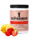 Superieur Electrolytes–Plant Based Electrolyte Supplement w/Sea Minerals for Hydration & Recovery–Keto Friendly, Non-GMO, Zero Sugar, Vegan Healthy Sports Drink Powder–Strawberry Lemon (70 Serv)