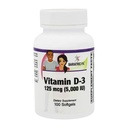 BariatricPal Βιταμίνη D-3 125mcg (5000 IU) - Easy Swallow Χορτοφαγικά Softgels (100ct φιάλη)