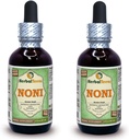 Noni (Morinda Citrofol) Γλυκερίτης, Βιολογικά Αποξηραμένα Φρούτα Υγρό Εκχύλισμα Χωρίς Αλκοόλ (Όνομα: HerbalTerra, Περήφανα Κατασκευασμένο στις ΗΠΑ) 2x2 fl.oz (2x60 ml)