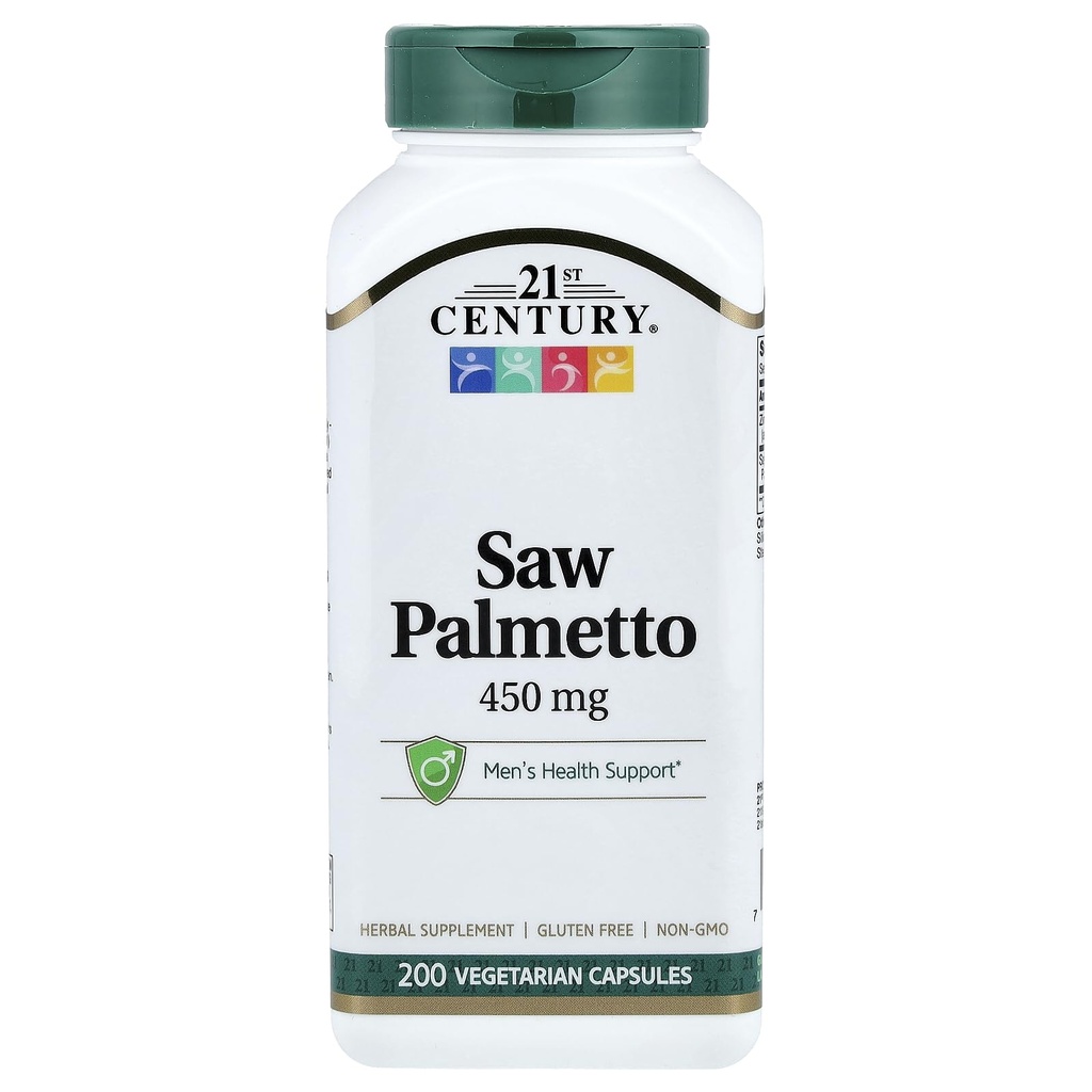 21st Century Saw Palmetto, 450 mg, 200 κάψουλες χορτοφάγων