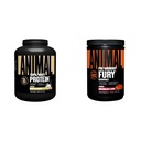 Ζώο 100% Whey Protein Powder Vanilla 4lb Bundle Fury Pre Workout Συμπλήρωμα σκόνης Watermelon 16.96oz