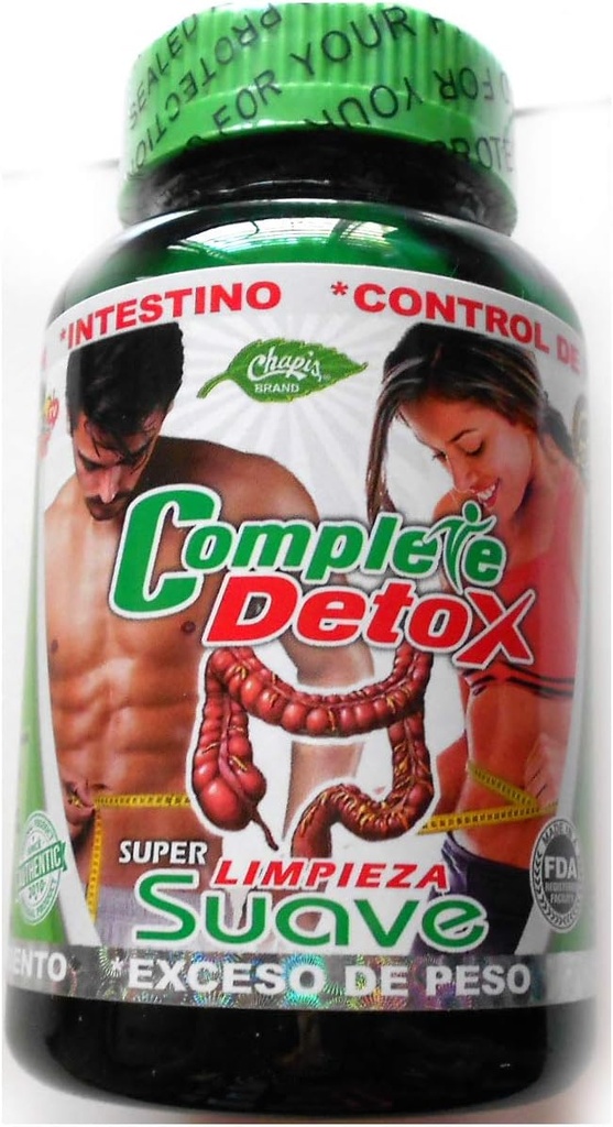 Complete Detox Organic./ Super Limpieza Suave 90 Capsules