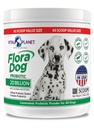 Vital Planet - Flora Dog Probiotic Powder Supplement with 20 Billion Cultures and 10 Strains, High Potency Immune and Digestive support Probiotics for Dogs, 7,84 oz., 222 Grams, 60 Servings
