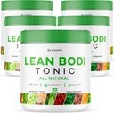 LIVORKA Lean Bodi Tonic, All Natural Advanced Formula Powder, 150 μερίδες για 5 μήνες, πακέτο των 5