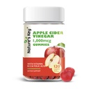 Βασικός μηλίτης μηλίτη της φύσης Gummy 120 Count ACV Gummy με φυλλική βιταμίνη B6 B12 Beetroot & Ρόδι - Vegan, Μη ΓΤΟ & Χωρίς γλουτένη